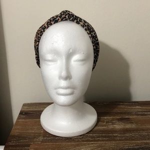 Animal print turban headband